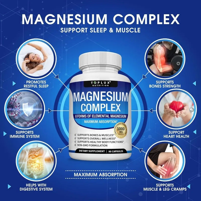 8-en-1 Complejo De Magnesio
